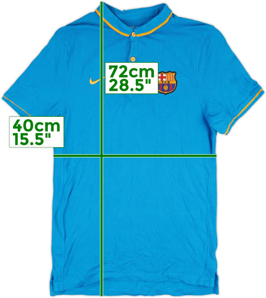 2015-16 Barcelona Nike Polo Shirt - 8/10 - (S)
