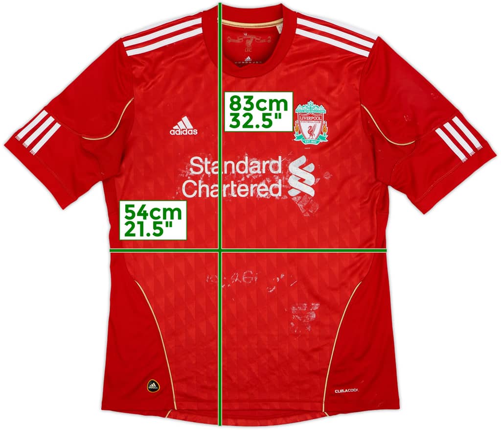 2010-12 Liverpool Home Shirt - 4/10 - (L)