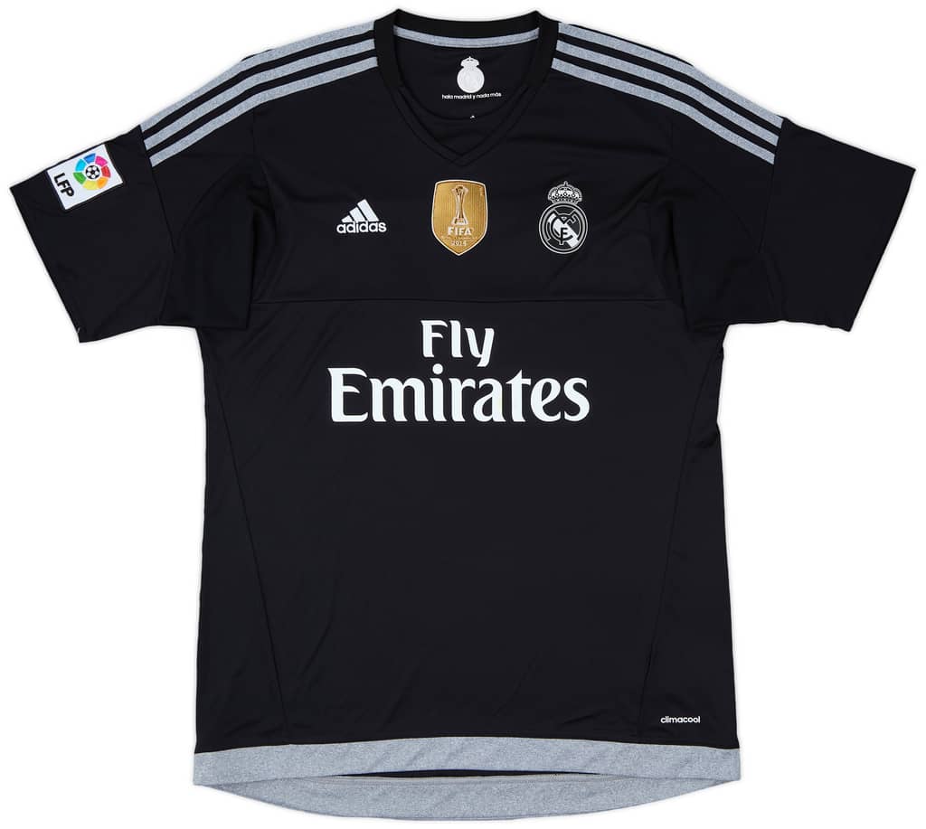 2015-16 Real Madrid GK S/S Shirt - 6/10 - (L)