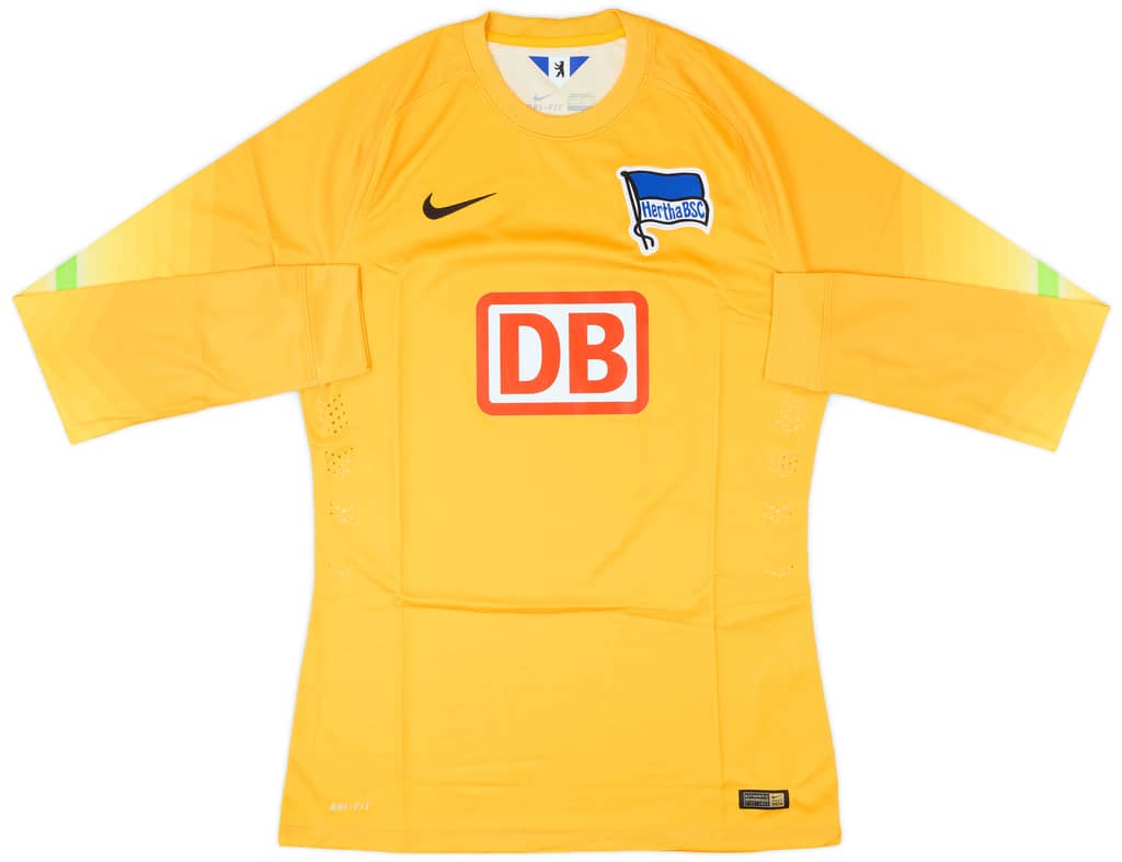 2014-15 Hertha Berlin Player Issue GK Shirt - 7/10 - (L)
