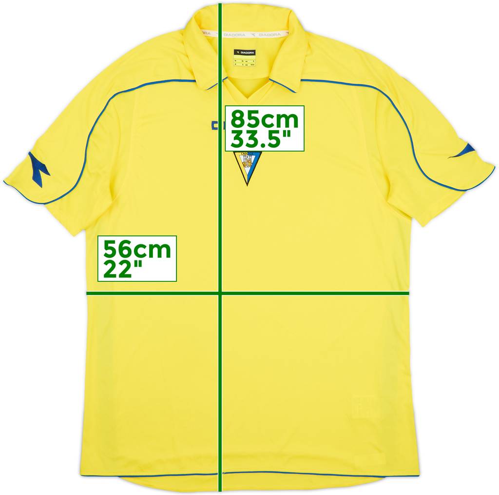 2008-09 Cadiz Home Shirt - 8/10 - (XL)
