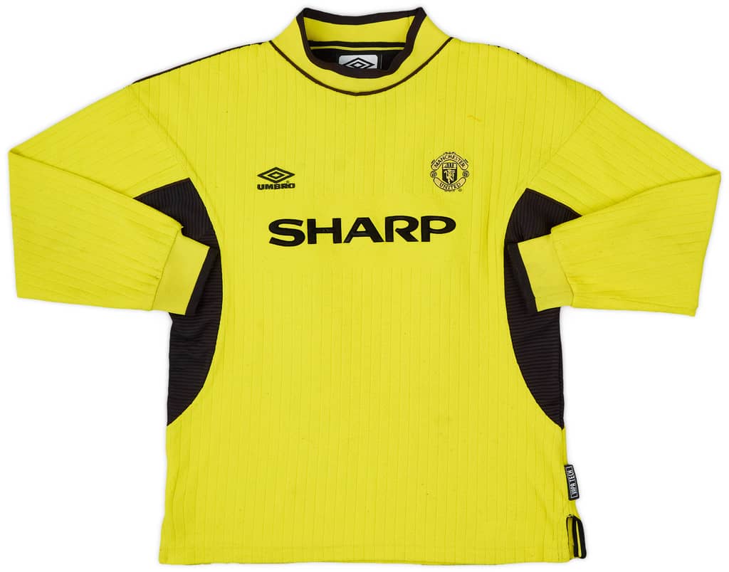 1999-00 Manchester United GK Shirt #17 - 6/10 - (L.Boys)