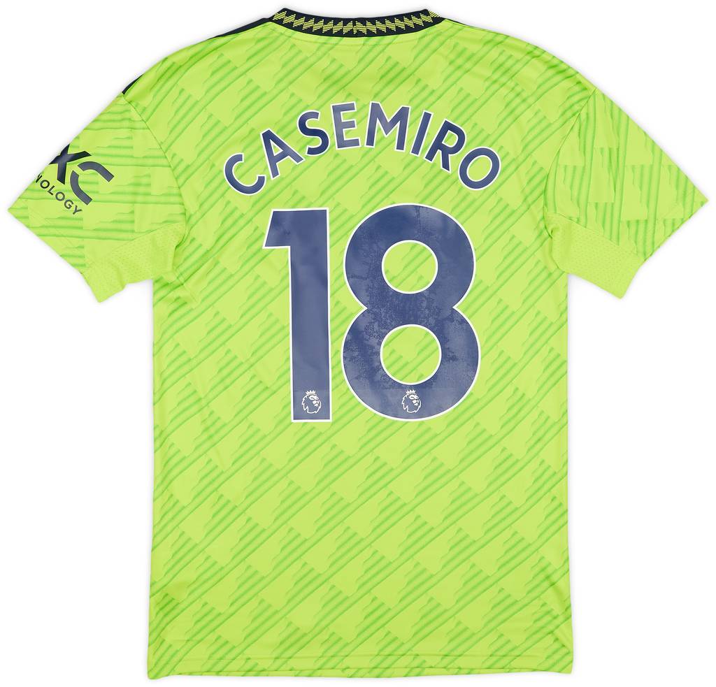 2022-23 Manchester United Third Shirt Casemiro #18 - 9/10 - (XS)
