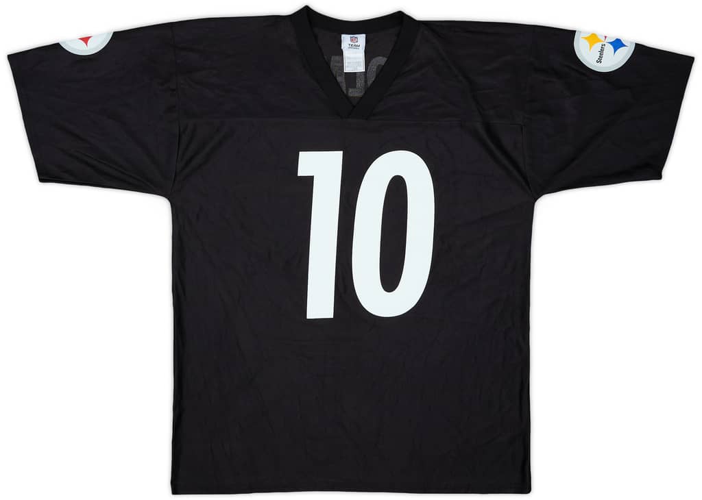 2008-09 Pittsburgh Steelers Holmes #10 NFL Replica Home Jersey - 9/10 - (L)