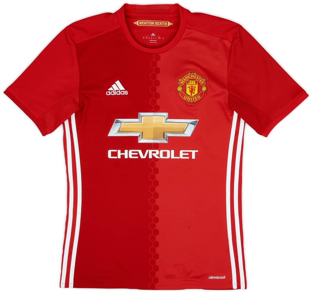 2016-17 Manchester United Home Shirt Ibrahimovic #9 - 8/10 - (XS)