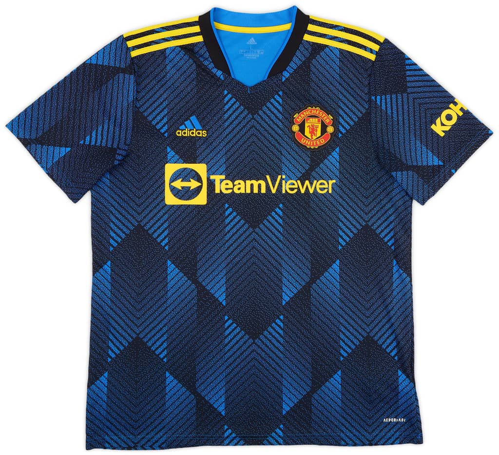2021-22 Manchester United Third Shirt Rashford #10 - 9/10 - (L)