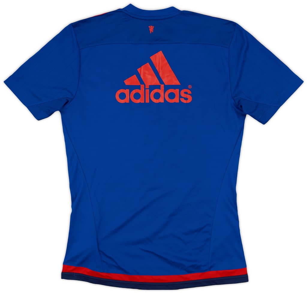 2015-16 Manchester United adizero Training Shirt - 9/10 - (S)