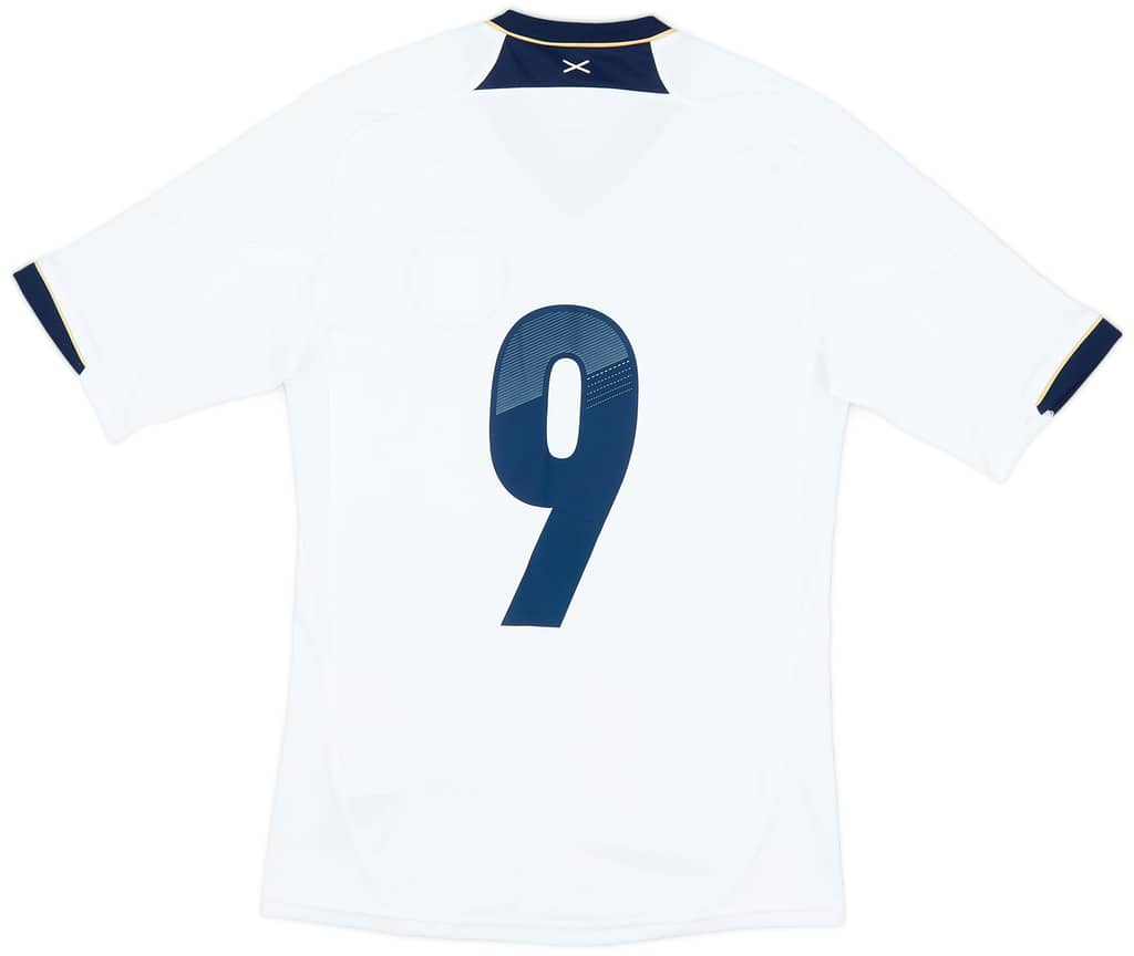 2012-14 Scotland Authentic Away Shirt #9 - 8/10 - (S)