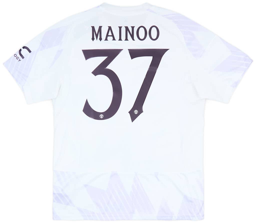 2025-26 Manchester United Away Shirt Mainoo #37