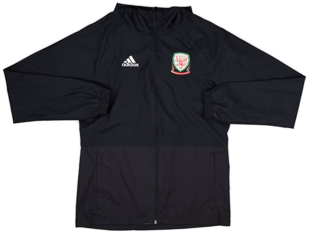 2018-19 Wales adidas Hooded Rain Jacket - 8/10 - (S)