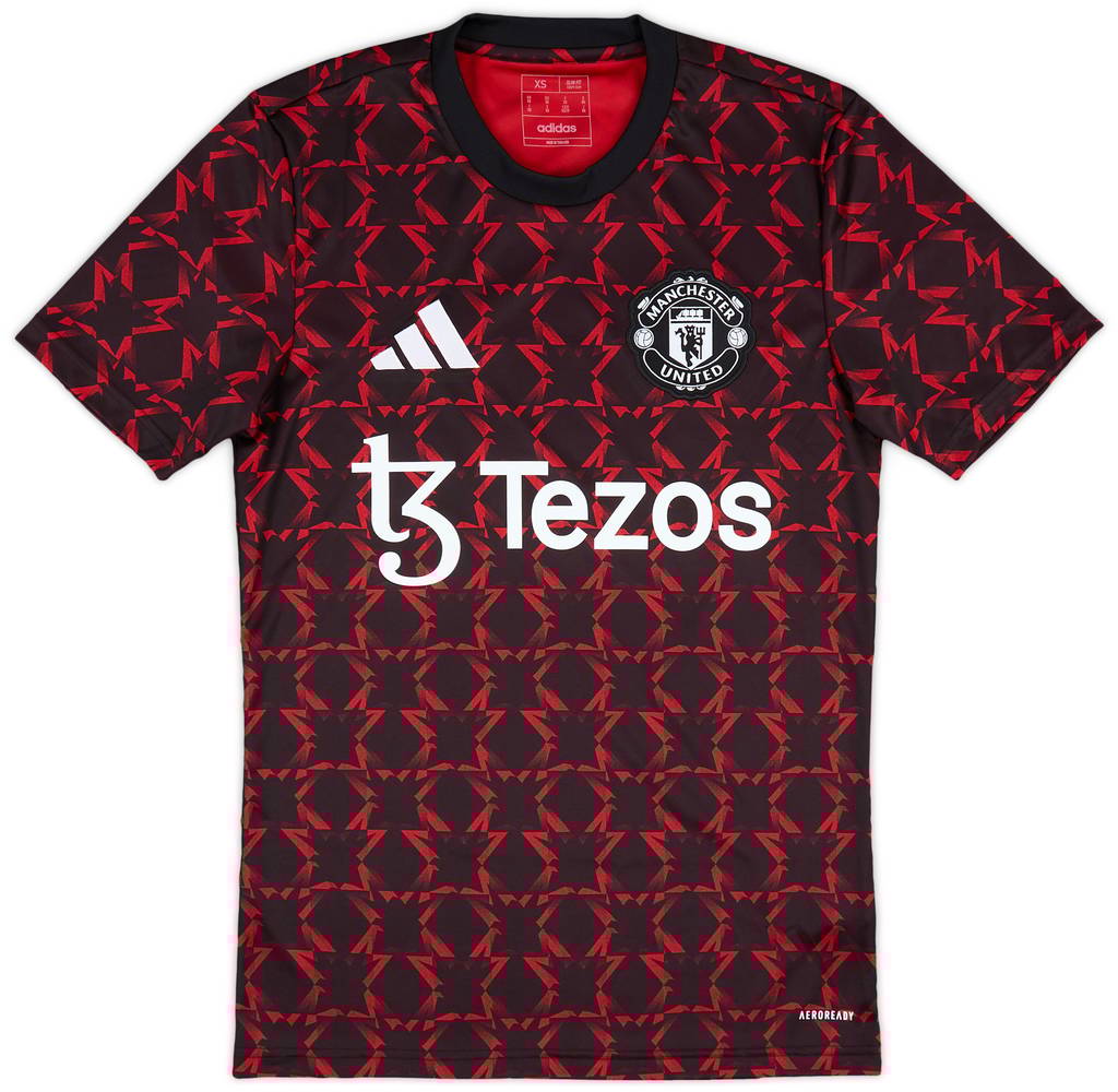 2024-25 Manchester United adidas Pre-Match Shirt - As New - (Women's XS)