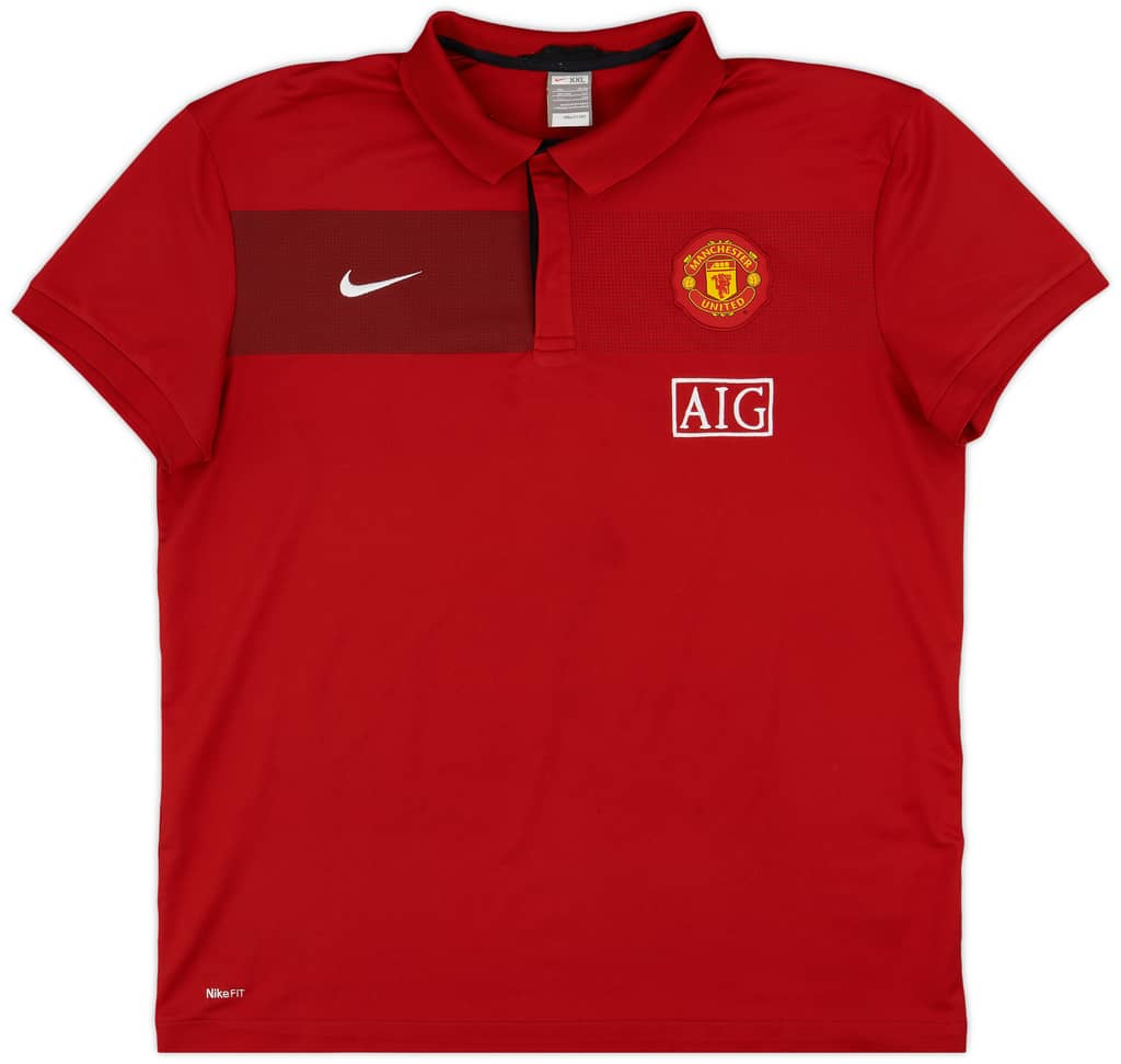 2009-10 Manchester United Nike Polo Shirt - 6/10 - (XXL)
