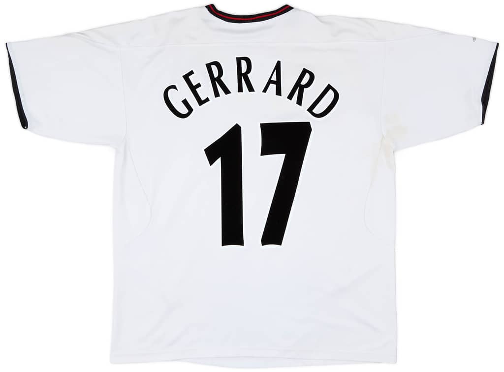 2003-04 Liverpool Away Shirt Gerrard #17 - 6/10 - (L)