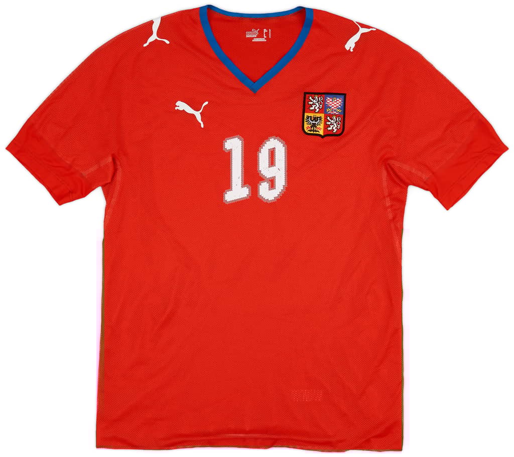 2008-09 Czech Republic Player Issue Home Shirt #19 - 5/10 - (L)