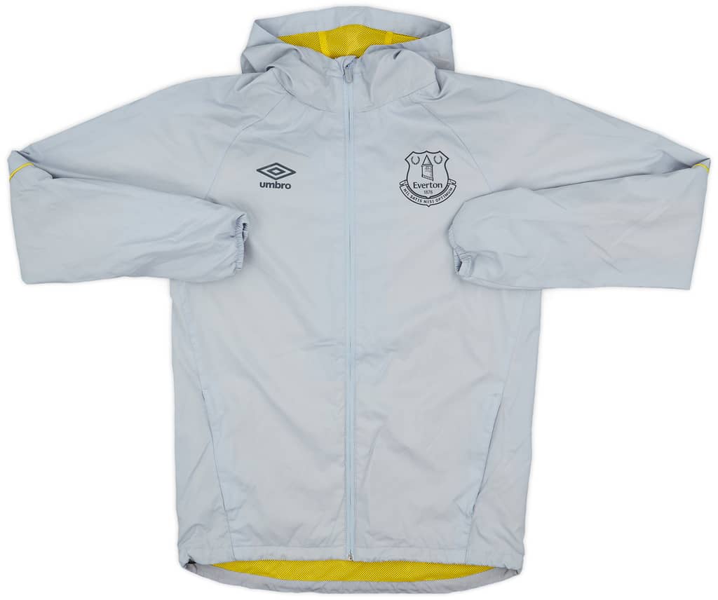 2017-18 Everton Umbro Hooded Rain Jacket - 6/10 - (S)