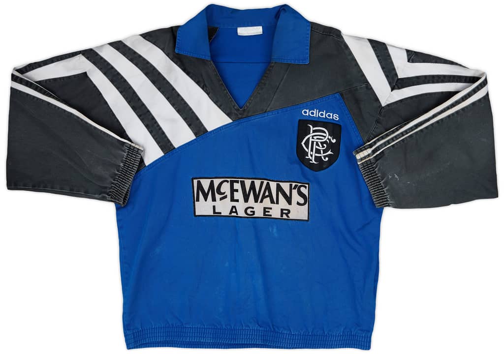 1995-96 Rangers adidas Drill Top - 7/10 - (M)