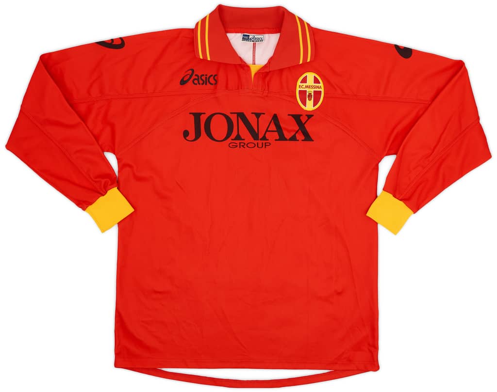 2001-02 Messina Away L/S Shirt #6 - 8/10 - (M)