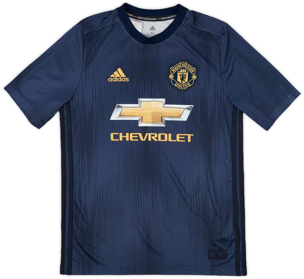 2018-19 Manchester United Third Shirt - 7/10 - (XL.Boys)
