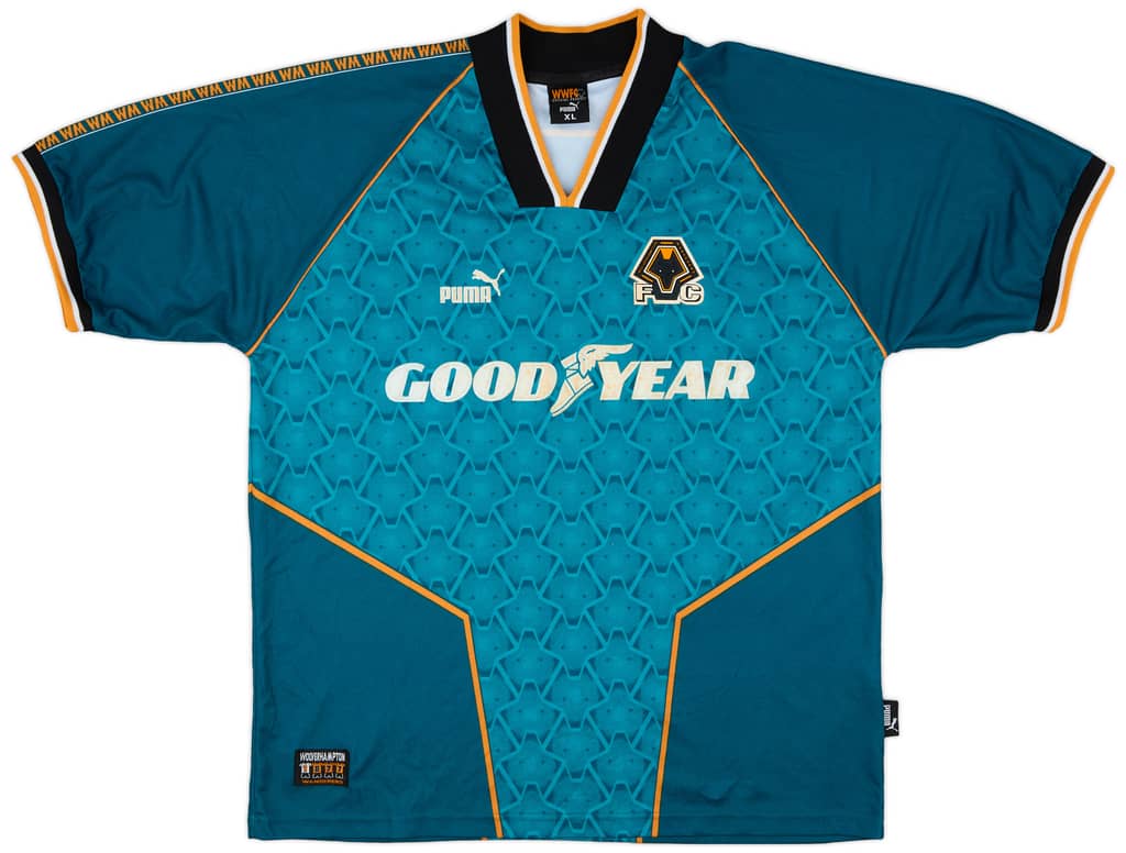 1996-97 Wolves Away Shirt - 7/10 - (XL)