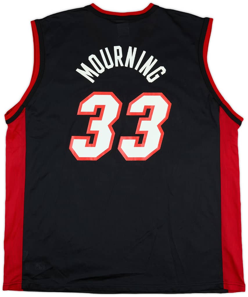 2000-02 Miami Heat Mourning #33 Champion Away Jersey - 9/10 - (XL)