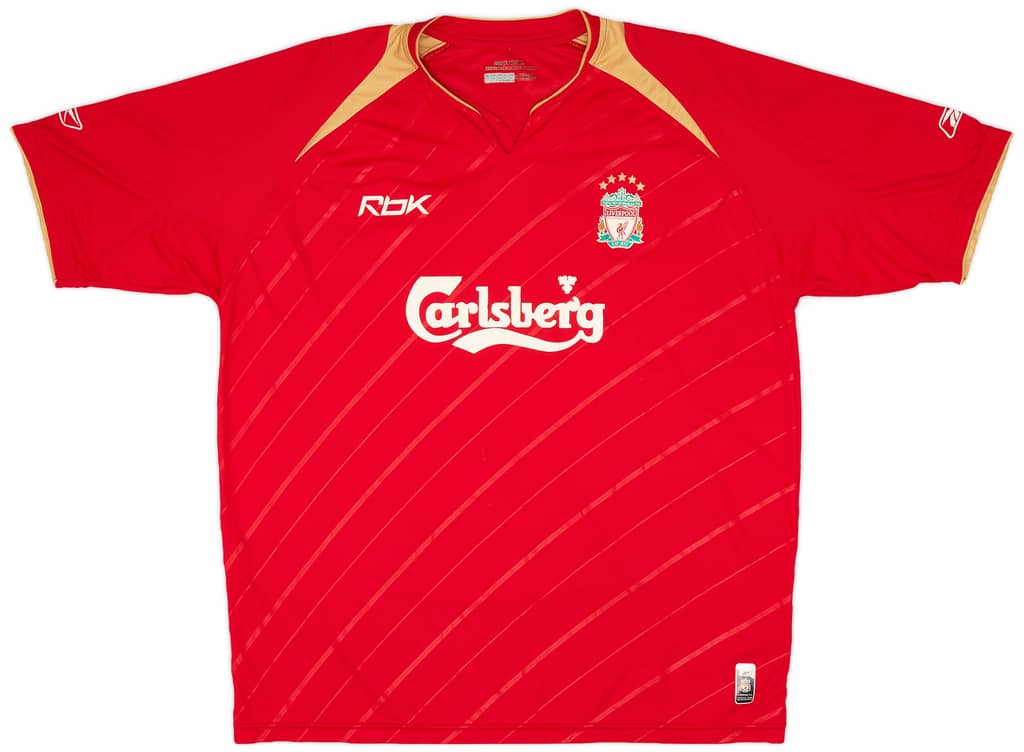 2005-06 Liverpool CL Home Shirt - 5/10 - (XL)