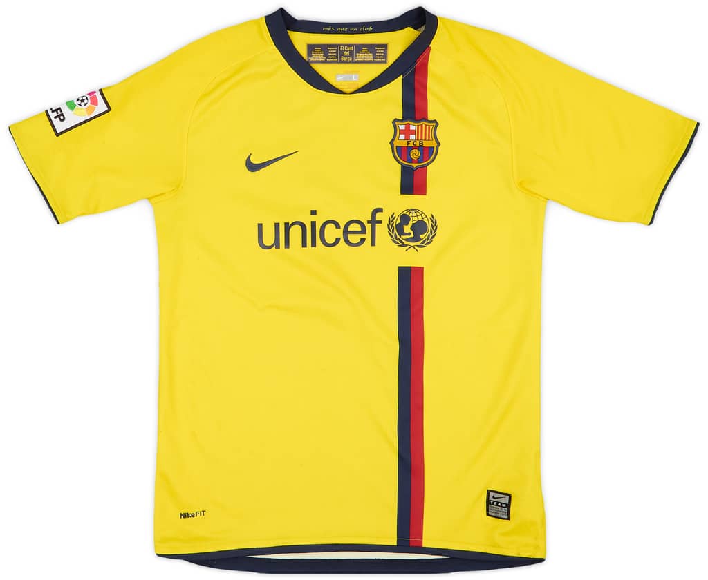 2008-10 Barcelona Away Shirt - 6/10 - (L.Boys)