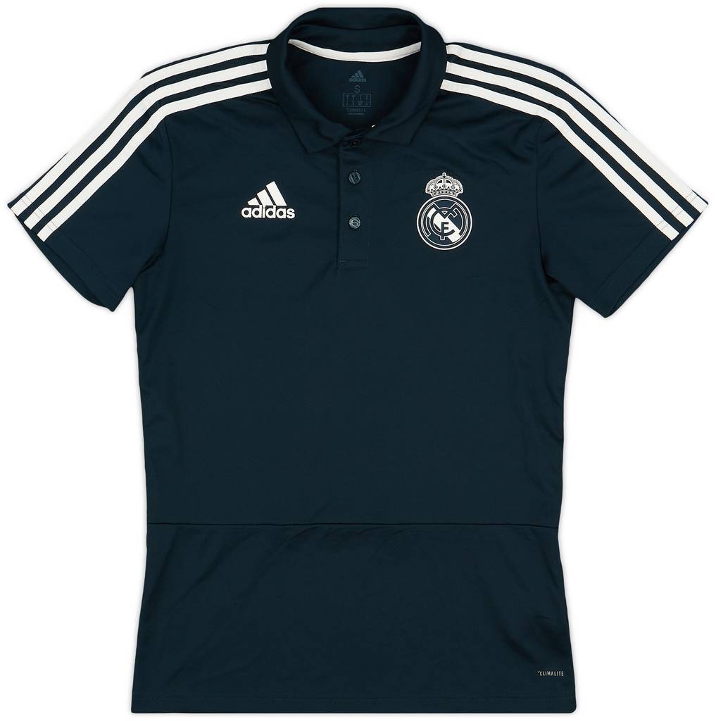 2018-19 Real Madrid adidas Polo Shirt - 9/10 - (S)