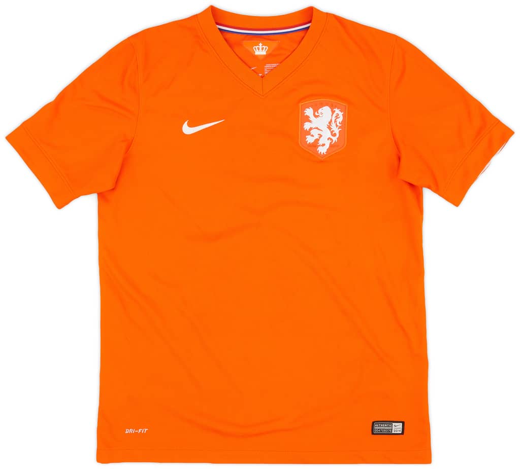 2014-15 Netherlands Home Shirt - 9/10 - (XL.Boys)