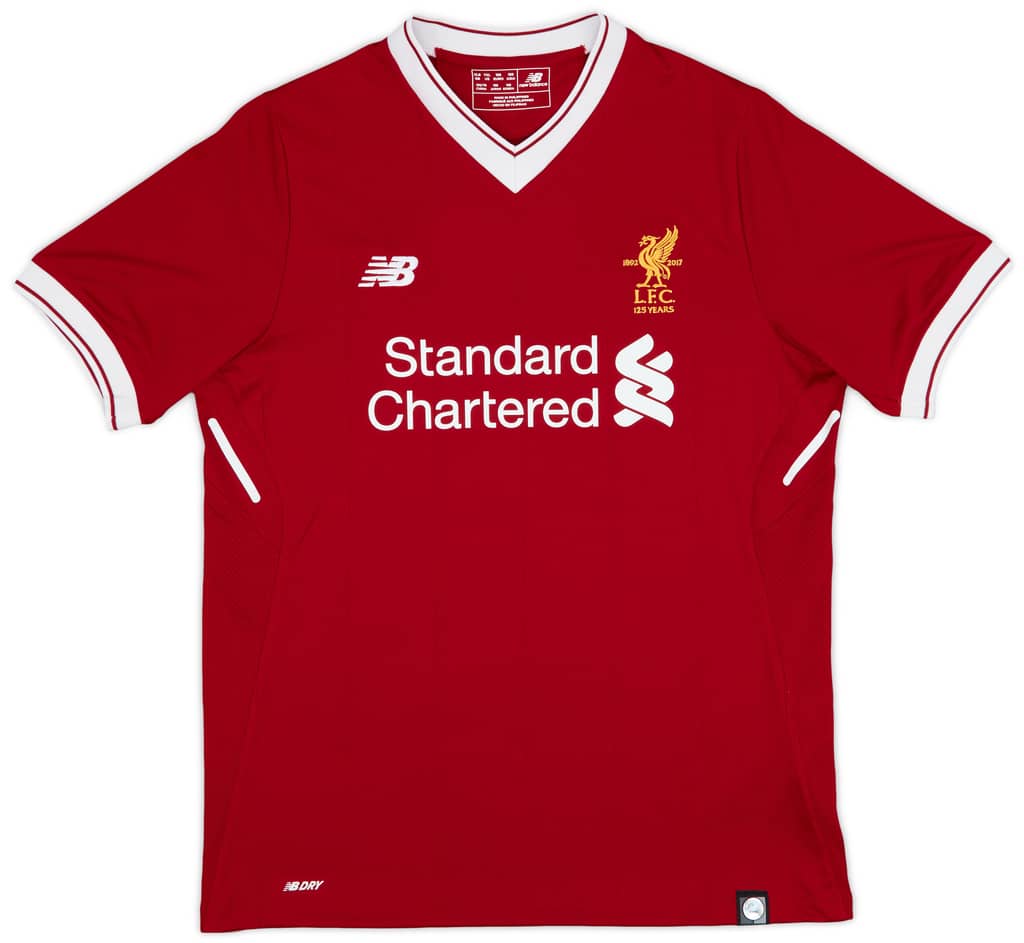 2017-18 Liverpool 125 Years Home Shirt - 8/10 - (XL.Boys)