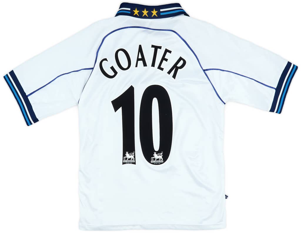 1999-00 Manchester City Away Shirt Goater #10 - 7/10 - (S)