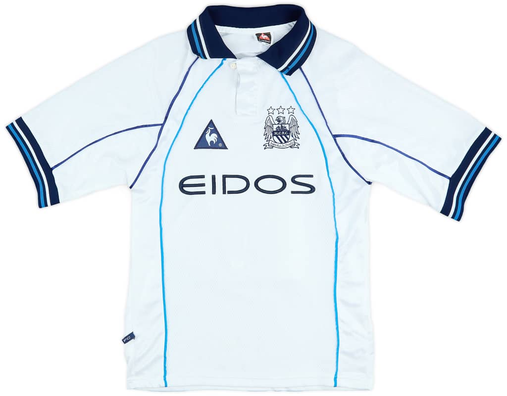1999-00 Manchester City Away Shirt Goater #10 - 7/10 - (S)