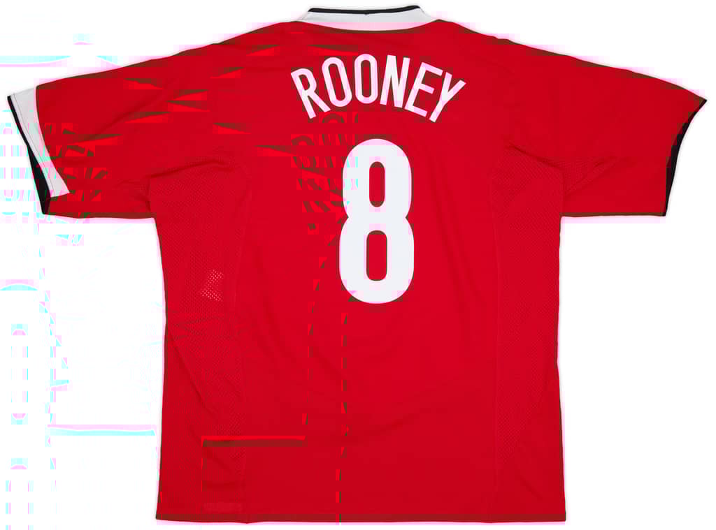 2004-06 Manchester United Home Shirt Rooney #8 - 5/10 - (XXL)