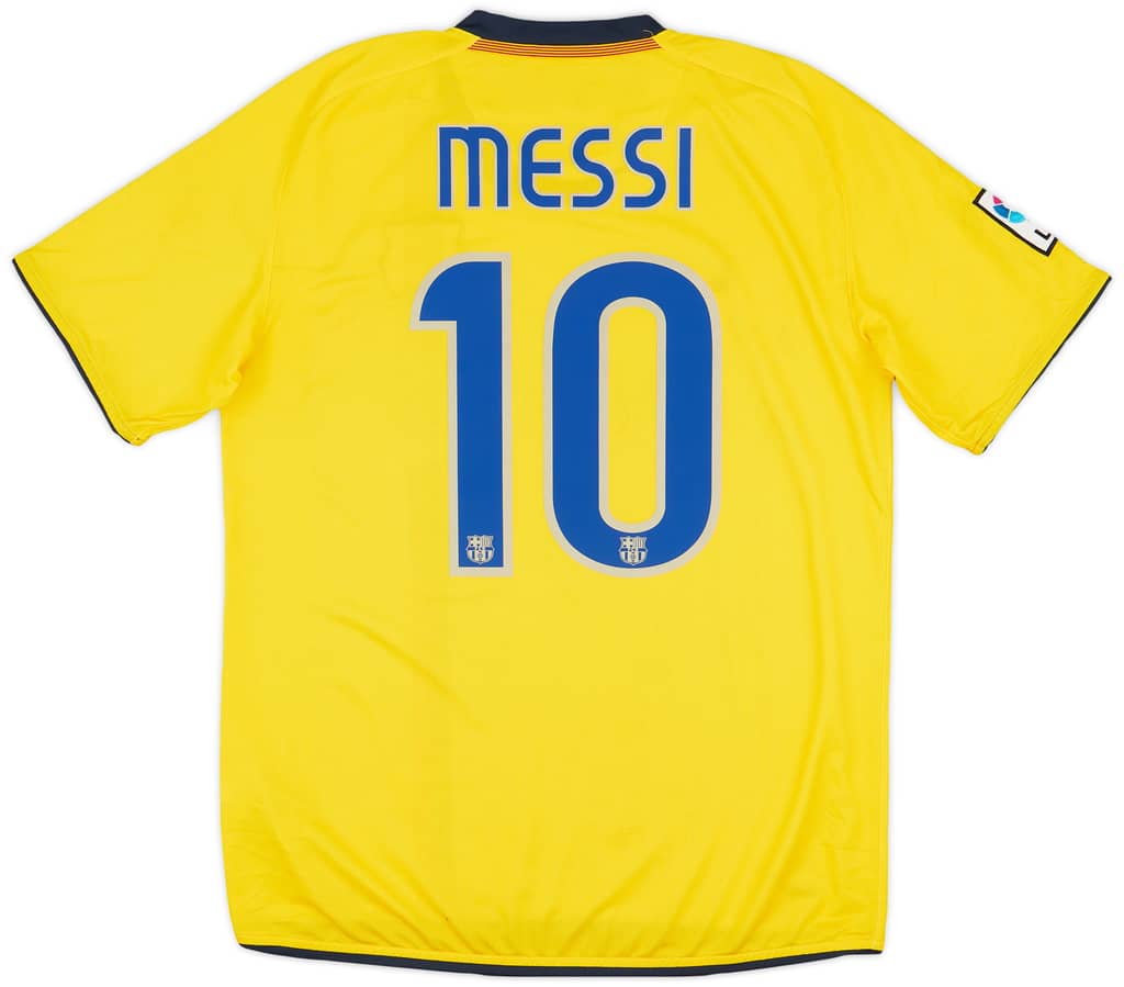 2008-10 Barcelona Away Shirt Messi #10 - 7/10 - (M)