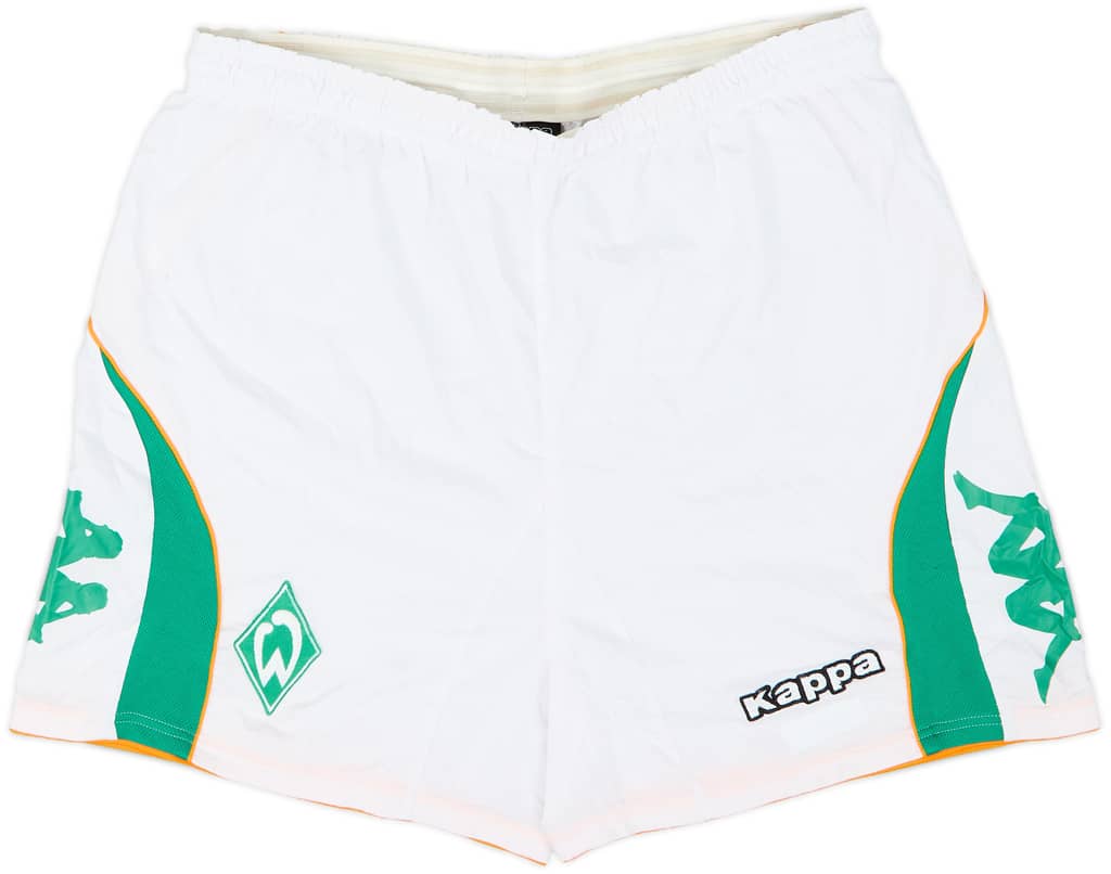 2007-08 Werder Bremen Home Shorts - 9/10 - (XXL)