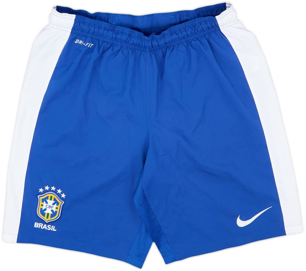 20114-15 Brazil Away Shorts - 8/10 - (M)