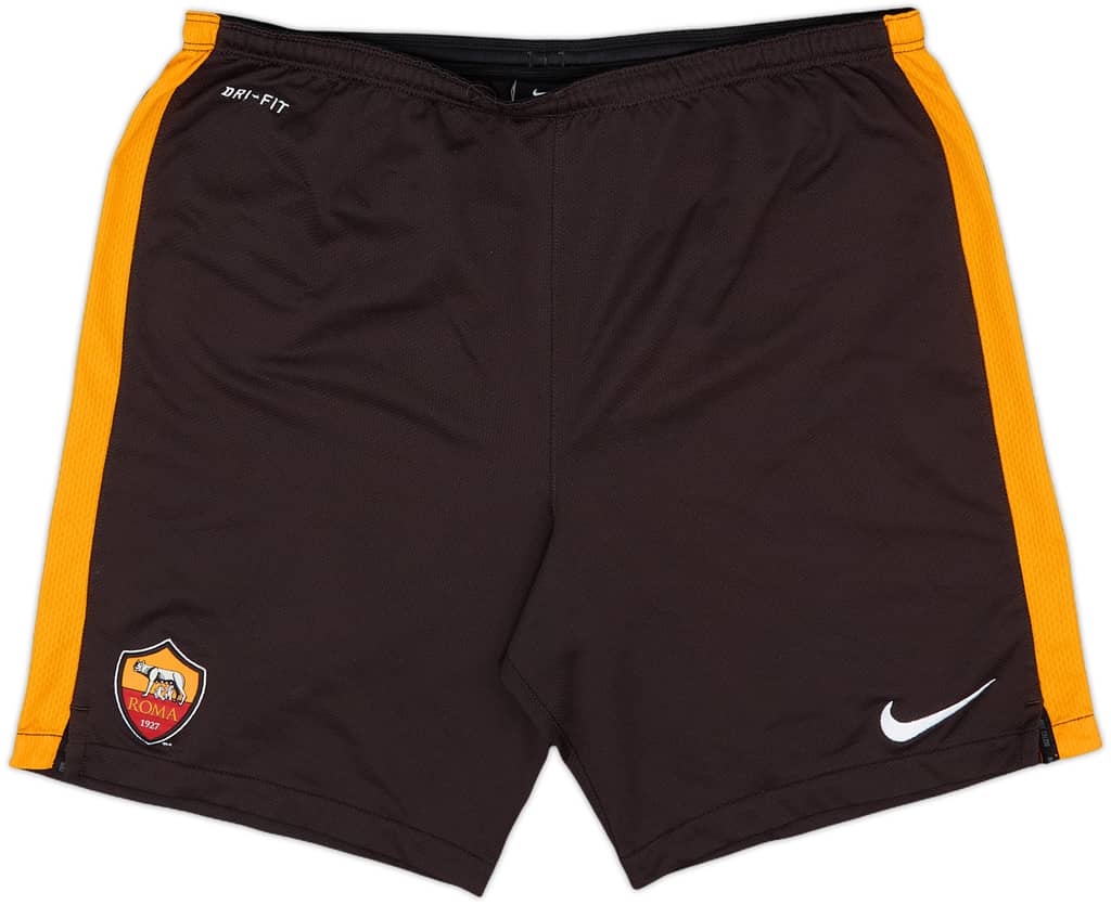 2014-15 Roma Nike Third Shorts - 8/10 - (L)