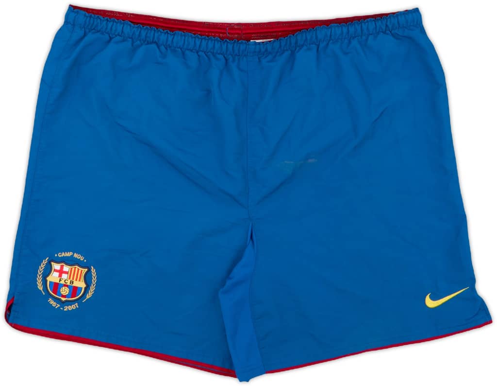 2007-08 Barcelona Home Shorts - 5/10 - (L)