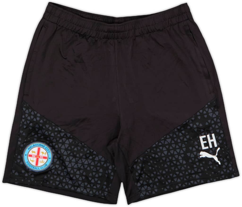 2023-24 Melbourne City Staff Issue Puma Training Shorts EH - 8/10 - (L)