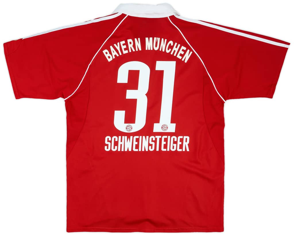 2006-07 Bayern Munich Home Shirt Schweinsteiger #31 - 6/10 - (S)