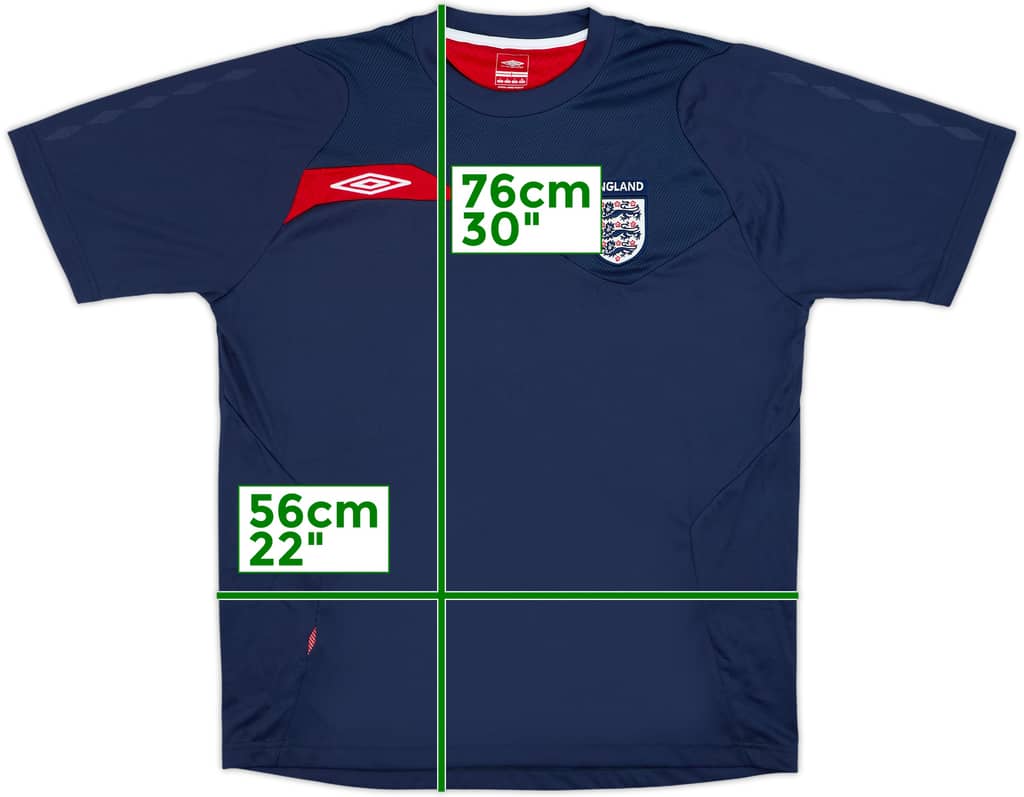 2006-08 England Umbro Training Shirt - 10/10 - (L)
