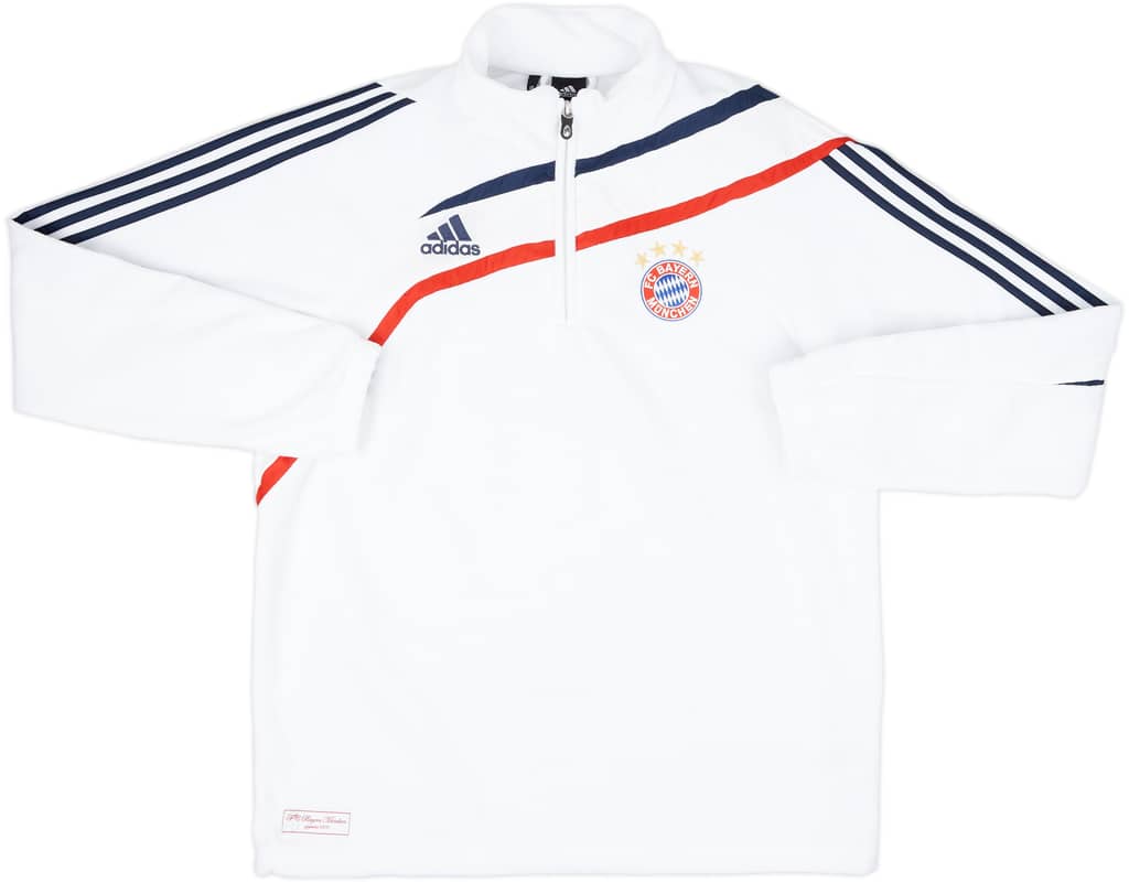 2009-10 Bayern Munich adidas 1/4 Zip Fleece Top - 8/10 - (XL)