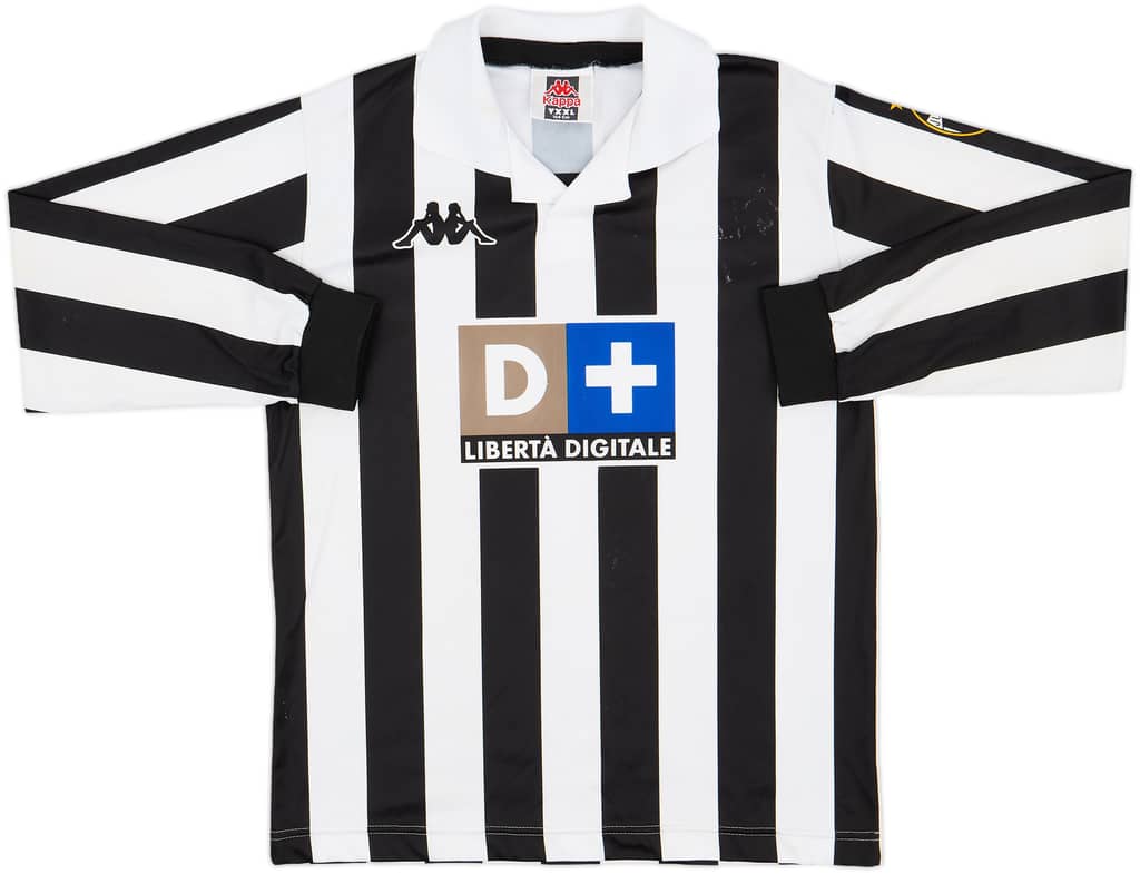 1998-99 Juventus Home L/S Shirt - 6/10 - (XL.Boys)