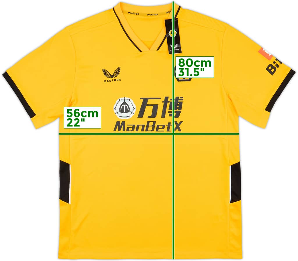 2021-22 Wolves Home Shirt (XL)