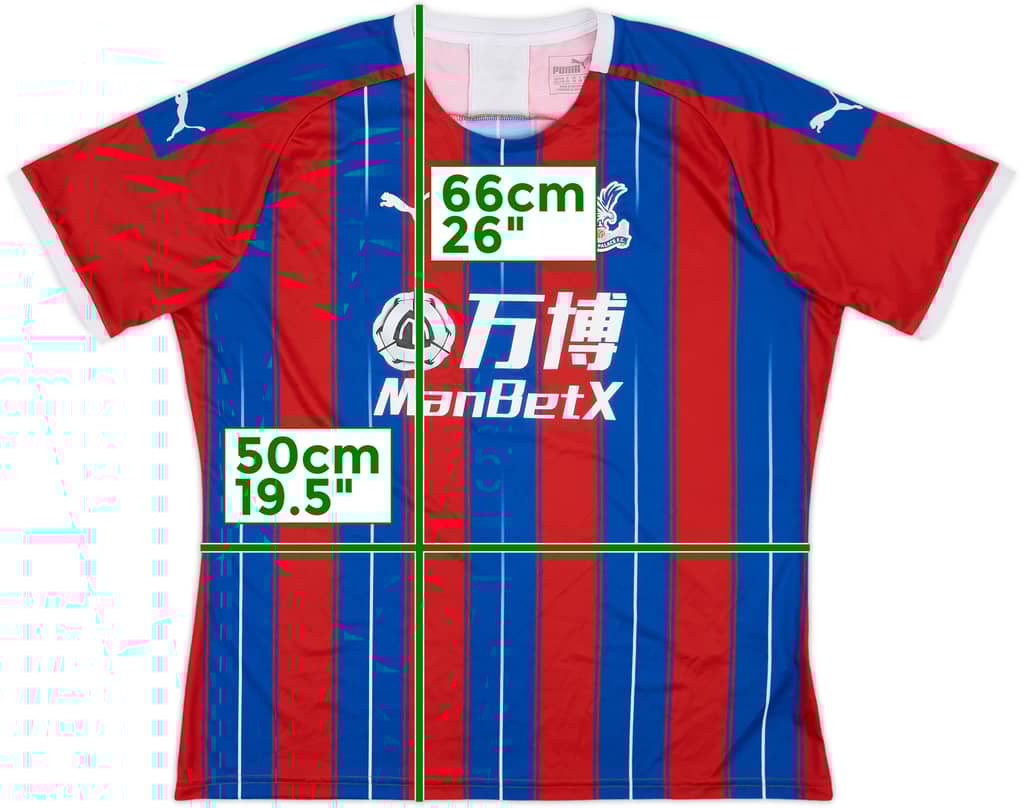 2019-20 Crystal Palace Home Shirt - 8/10 - (Women's XL)