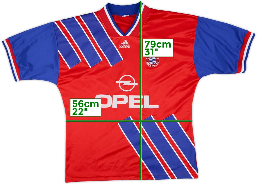 1993-95 Bayern Munich Home Shirt - 8/10 - (XL)