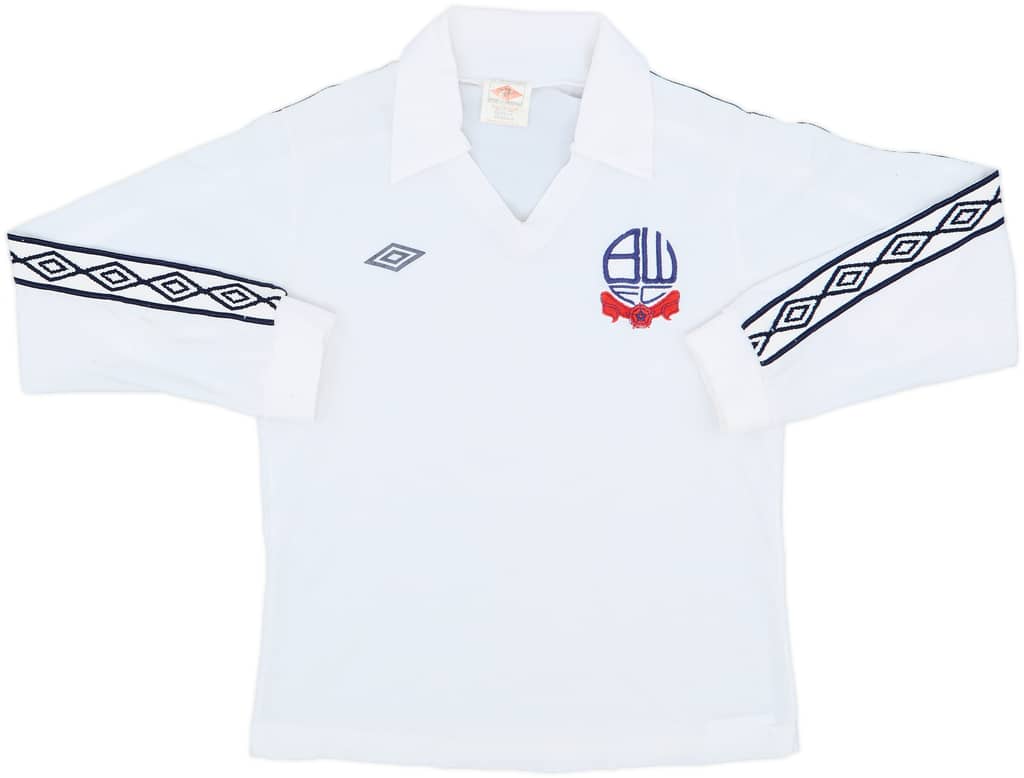 1977-81 Bolton Home L/S Shirt - 8/10 - (S)