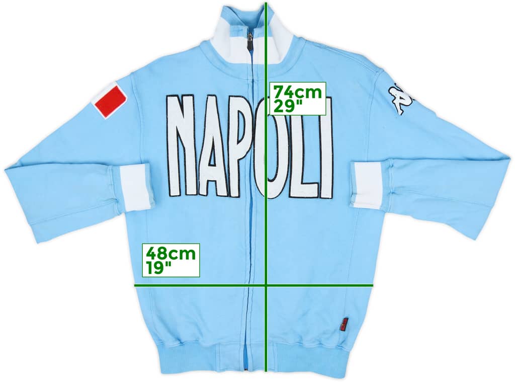 2006-07 Napoli Kappa Track Jacket - 8/10 - (S)