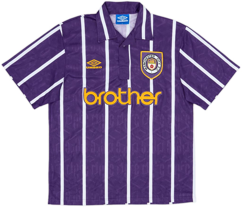 1993-94 Manchester City Away Shirt - 8/10 - (M)