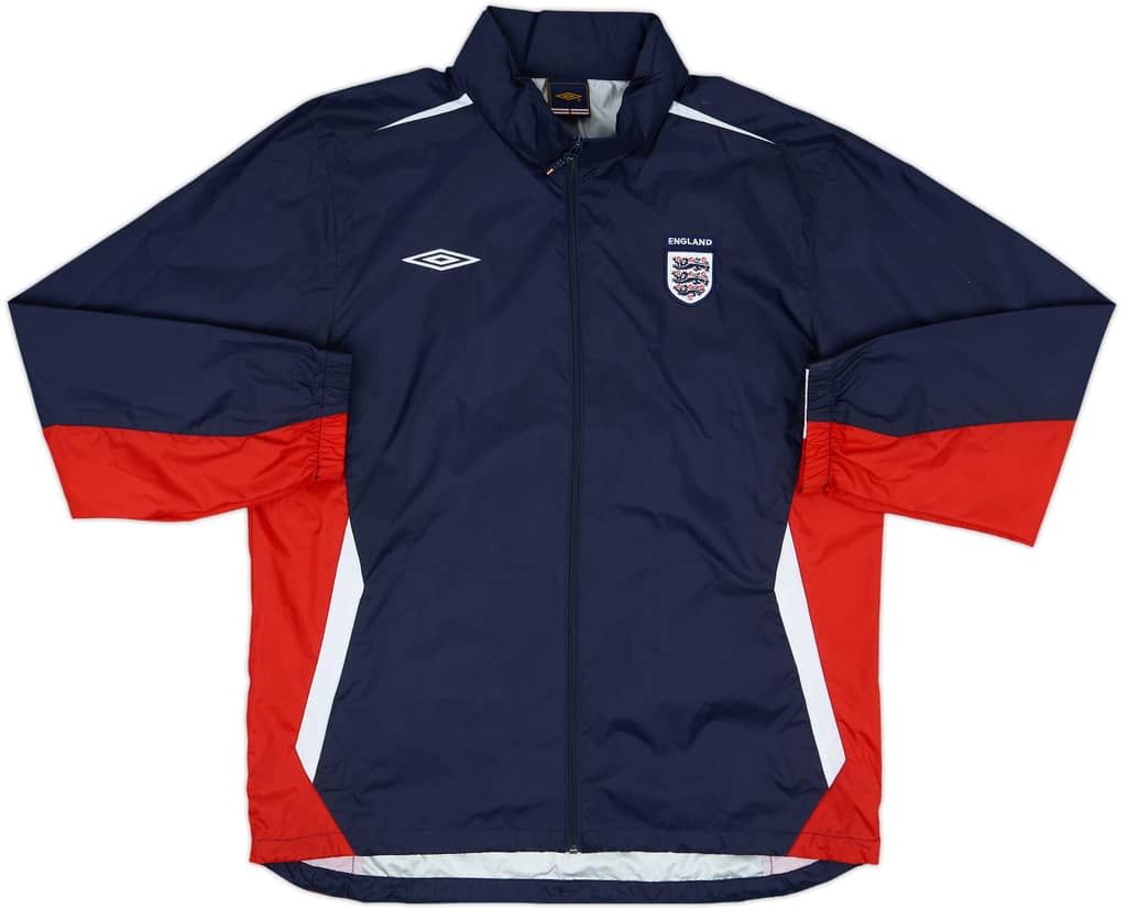 2007-09 England Umbro Hooded Rain Jacket - 8/10 - (XL)