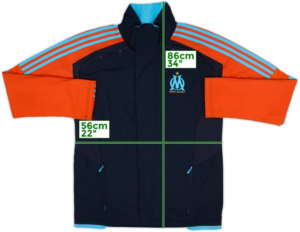 2011-12 Olympique Marseille CL adidas Track Jacket - 6/10 - (M/L)